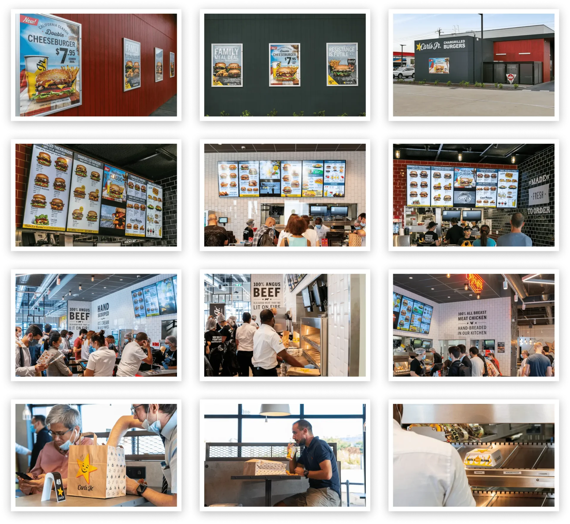 Carl's Jr. designed items spotted in the wild